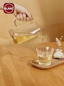 1pc Glass Coffee Pot, Pour Over Coffee Pot, Hand Brew Transparent Sharing Pot Coffee Maker, Household Large Capacity Tea Pot Water Kettle, Coffee Accessories - Square Cup - View 2