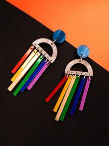 1 Pair Butterfly & Ghost Dangle Earrings, Cute Halloween Jewelry