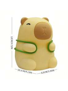 Cute Capybara Night Light, Buffalo Night Light, Soft LED Light. Toggle Switch, Novelty Animal Night Light, Suitable For Desktop, Dorm, Bedroom, Homecoming Decoration, Birthday And Christmas Gift, Ornament, Sleeping Companion - Nhiều màu - Xem 13