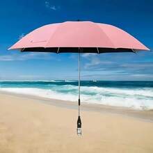 Beach Umbrella, 360 ° Chair Umbrella With Clamp, UPF50+ Umbrella For Chair, Sunshade For Beach, Sand, Patio, Yard (Not Includ Chair) - Multicolor - View 12