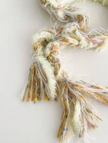 1 Stück Warme gestreifte Strickkappe mit Ohrklappen für Frauen, windundurchlässige dicke gestrickte Mütze für Herbst/Winter - Verschiedenfarbig - Übersicht 9