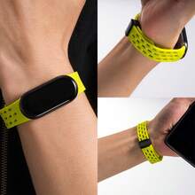 1 pieza Correa de silicona compatible con Xiao Mi Band 8 9 10, correa deportiva, pulsera de repuesto compatible con Mi Band 10 9 8, accesorio de muñequera - Compatible con la banda Xiao Mi 8/9/10 - Ver 12