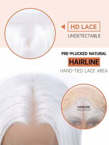 Perucă lungă și dreaptă din dantelă HD 13*3.5, multicoloră, perucă feminină de 22 de inci, sintetică, rezistentă la căldură, perfectă pentru eleganță și naturalețe, pentru petreceri de călătorie, cosplay, festivaluri de muzică, cadouri de zi cu zi, gata de purtat, cadoul perfect de sărbători pentru fete, o perucă de Halloween