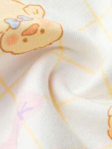 Balabala Girls Cotton Underwear 3 Packs Triangle Briefs No Wedgie - White and Yellow - View 6