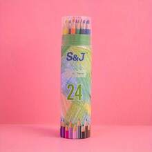 12/18/24/36/48 Colors Oil-Based Colored Pencil Set, Student Drawing Painting Coloring Pencils