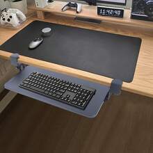 Keyboard Tray Keyboard Holder Keyboard Drawer - Black - View 3