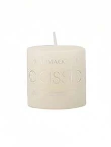 European Classic Ivory White Cylindrical Candle / Heart-Tip Pillar Candle, Scented Candle, Multiple Sizes Available, Ideal For Wedding Decor, Home Decoration, Festivals, Birthday Parties, Proposal Settings, Photo Props, Church Prayers, Romantic Candlelit Dinners, Women's Candle Gifts, Illumination Candles