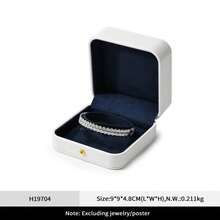 Oirlv 1 Hộp đựng trang sức, hộp đựng trang sức, nhẫn, hoa tai, vòng cổ, mặt dây chuyền, vòng tay, hộp đựng quà tặng cho đám cưới, hộp trưng bày trang sức/hộp trưng bày nhẫn/hộp trưng bày hoa tai, hộp trưng bày vòng cổ/hộp đựng vòng tay - trắng - Xem 10