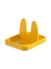 1pc Plastics Utensil Rest And Pot Lid Holder With Drip Pad For Multiple Utensils,Spoon Rest,Spoon Rest For Kitchen,Lid Holder,Multifunctional Foldable Pot Lid Holder,Heat Resistant Cover Holder,Utensil Rack For Kitchen Accessories - Multicolor - View 16