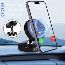 Dual-Sided Magnetic Phone Holder For Fitness, Firmly Attaches To Your Phone, 360° Rotation For Viewing In Any Position, Frees Up Your Hands, Includes Iron Plate Accessories For Better Effect Compatible With IPhone, Android Phone, Gift For Birthday, Family, Friends Phone Stand Phone Accessories - Multicolor - View 3