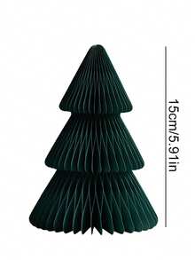 1pc, Red And Green Honeycomb Paper Christmas Tree Desktop Ornament, Honeycomb Christmas Tree Center Decoration For Home, Office, Kitchen, Holiday Party Multifunctional Home Decoration Table Center Christmas Decor (Please Note That The Christmas Tree Is Shipped Folded For Easier Transportation And Needs To Be Unfolded Upon Arrival) Christmas Decorations Winter Room Decor Christmas Decorations Home Christmas Gifts Christmas Decor