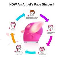 Electric Facial Cleanser, Facial Cleansing Brush, Facial Scrubber, Beauty Deep Cleansing Sucker, Blackhead Remover, Electric Deep Cleansing, Facial Cleansing Brush Suitable For Both Men And Women, Rechargeable Model - 粉色 - 查看 2