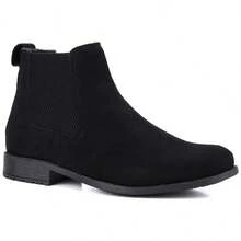 Men's Chelsea Boot Country Leather Suede - Black - View 4