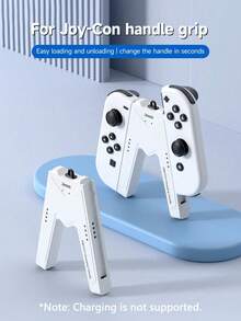 1 个 V 型手柄支架，兼容 Switch 2 控制器手柄，可拆卸 JoyCon 磁力支架，适用于左右手柄，NS2 新机器 Switch 2 游戏配件，兼容 Switch NS 扩展电池版，可与保护套一起使用，适用于 JoyCon 左右手柄的握把，Switch OLED 支架控制器支架，适合旅行，送给游戏玩家的最佳礼物 - 彩色 - 查看 4