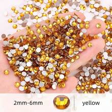 Hạt pha lê nhựa 2mm-6mm, hình kim cương đáy phẳng, màu đen không qua xử lý nhiệt, thích hợp cho các dự án thủ công DIY, trang trí cốc, chai, đồ thủy tinh, quần áo, pha lê lấp lánh số lượng lớn, đồ trang trí thủ công. - màu đen - Xem 8