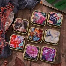 Iron Box Ancient Mud Fragrance Oil-Based Ink Ink Pad Cross-Border Retro Color Ink Pad Color Handbook Seal Ink Pad - Multicolor - View 2