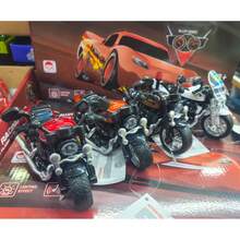 Moto Motocicleta Miniatura de Ferro de Brinquedo Crianças e Colecionadores Com Som, Luz e Fricção