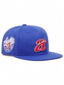 2025 Personalized Minimalist New Flat Edge Hat A Letter Embroidered Skateboarding Hat Outdoor Leisure Sports Sunshade Hat Daily Life Commuting Decorative Hat Street Fashion Creative Hip Hop Hat Unisex Baseball Hat