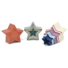 1 Set Stacking Cups, Baby Early Education Cognitive Puzzle Toys, Pentagram Shape, Suitable For Bathroom, Beach And Pool. Random Color. School, Student, Stationery, School Supplies, Halloween Decoration, Newborn Toys, Educational Learning, 18 Months Toys, Children's Pool, Bath Toys, Baby Tethers, Tummy Time, Preschool Toys