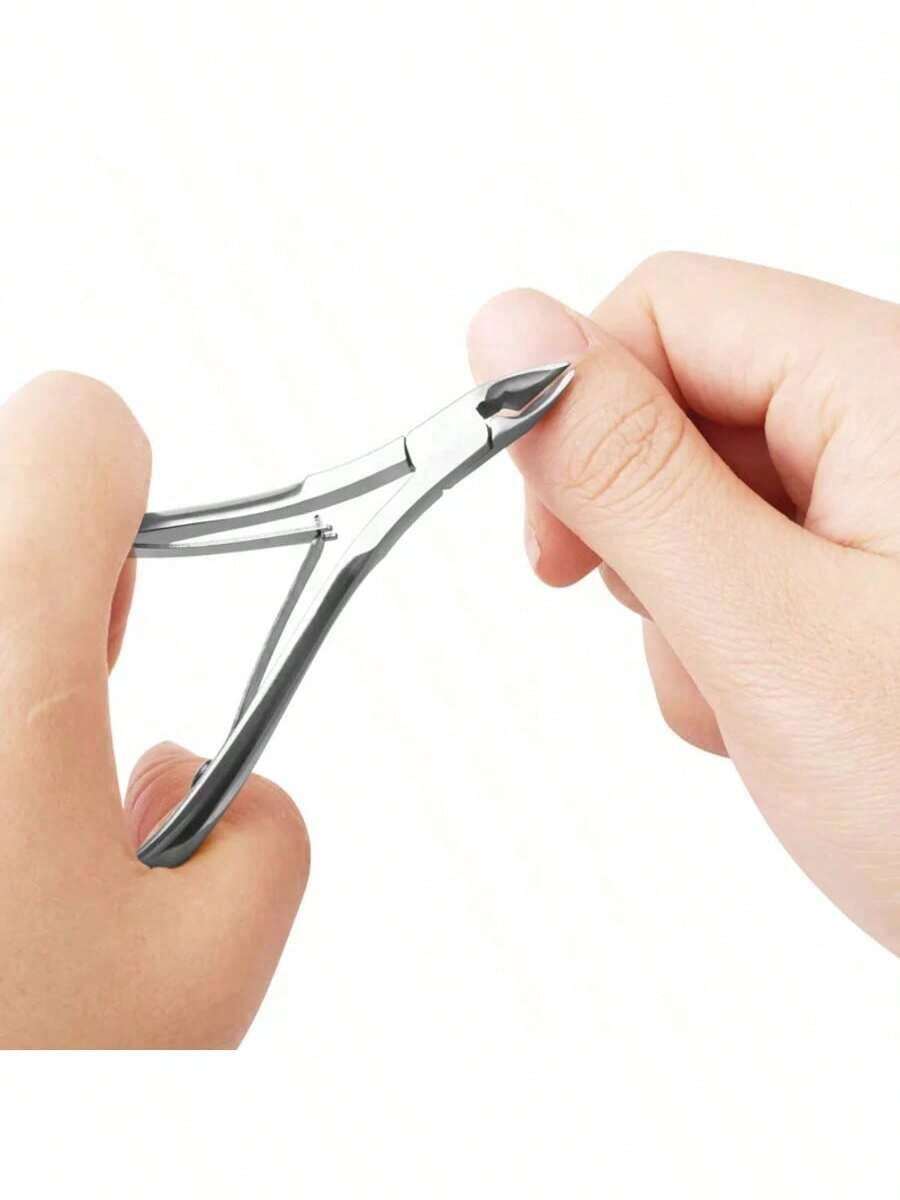 Callus Trimmer, Callus Nipper, Pointed Blade Callus Trimmer, Stainless Steel Nail Clipper, Manicure Tools - Silver - View 1