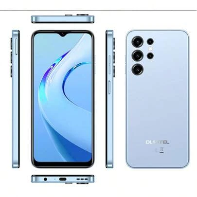  OUKITEL C2 Android 14 手机解锁 2025-16GB+64GB，6.52 英寸水滴屏，5150mAh 电池智能手机，八核 13MP 摄像头，指纹/3.5mm 插孔/GPS