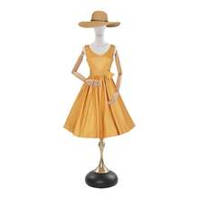 YUNRUX Female Tailor's Dummy, Dress Form With Adjustable Height, Dress Display Stand - 白色 - 查看 8