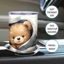 1pc 20 Oz Stainless Cup, Best Rated Travel Coffee Mug, Engineered For Minimal Heat Transfer, Kitchen Accessories, Bringing Your Own Drinks To Movie Nights, Wrapped In Wonder