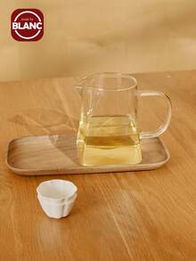 1pc Glass Coffee Pot, Pour Over Coffee Pot, Hand Brew Transparent Sharing Pot Coffee Maker, Household Large Capacity Tea Pot Water Kettle, Coffee Accessories - Square Cup - View 5