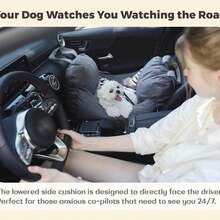 Dog Car Seat, Puppy Booster Seat, Travel Carrier Bed For Small And Medium Pets