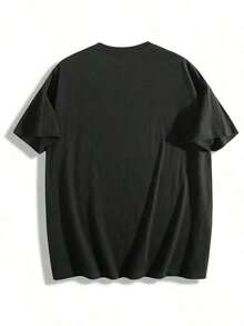 Funny Silly AI Apple Gen Z Meme BrainRot Humor Tongue Out T-Shirt - Black - View 2