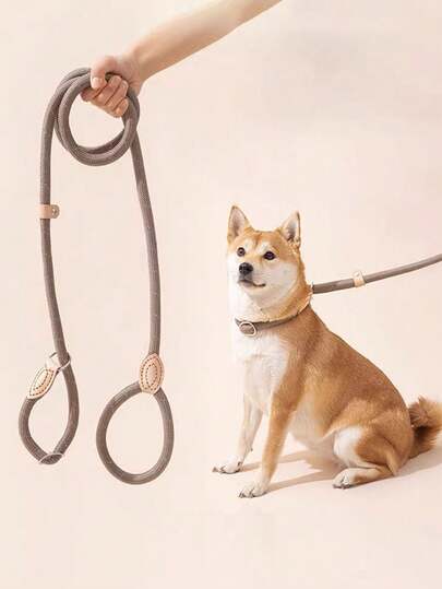 1 coleira, coleira anti-puxão para cães de pequeno a médio porte, coleira ajustável reforçada estendida, coleira de corrente para cães, corda ajustável, comprimento da coleira de 1,5 metro, evita fugas de cães, coleira, corda de para animais de estimação, cordão ajustável, acessórios para passear com cães em viagens, suprimentos para animais de estimação, coleira para passear com cães