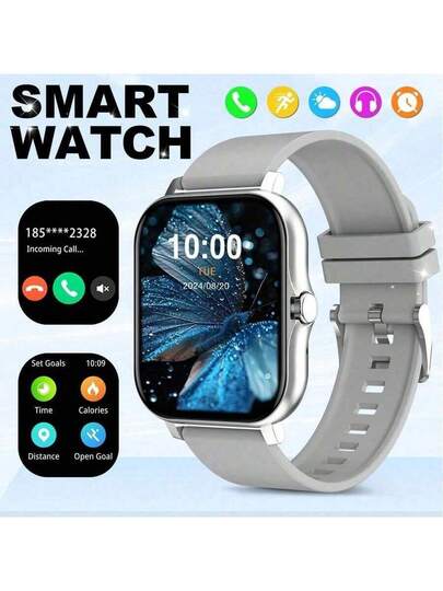 New Full Touch HD Slimme Horloge (Dial, Answer) Wireless Call Function, Massive Faces, Exercise Monitoring, Message Reminder View, Multiple App Reminders, roid IOS Phones, Perfect Men Women view 3