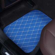 Universal 4PCS Car Floor Mat Set – 2X Fully Enclosed PVC Mats + 2X Anti-Slip Automotive Mats For All Vehicles - Blue - View 6