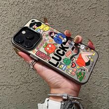 Funda trasera anti-caída para iPhone 16 15 14 13 12 11 Pro Max X XR XSMAX 8 7 Plus - Colores mixtos - Ver 5
