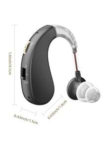 1pc Hearing Amplifier For The Elderly Can Be Charged To Eliminate Noise. Sound Hearing Equipment Is A Gift For Adults With Mild To Moderate Hearing Loss And Their Parents.