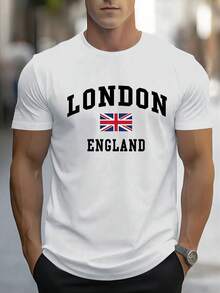Magliette da uomo,LoNDoN eNGLaND Print Sports and outdoor Products, Sports outdoor Clothing, Men's Sports outdoor Clothing, Men's Sports Casual Shirts and Shirts, T-shirts Tee For adult, Men, Women, Teen, Teenager, adolescent, Youth