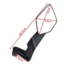 مرآة الرؤية الخلفية للدراجة النارية معدلة (بلاستيك) ذات مجال رؤية واسع قابلة للعكس