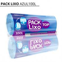Blue Reinforced Garbage Bag Sizes 15, 30, 50 And 100 Liters - AZUL100L - Ver 1