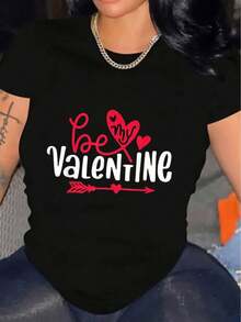 Women's  Lovely Valentine's Day Graphic Prin
