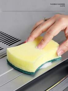 12/22pcs Premium Kitchen Cleaning Set: Super Absorbent, Scratch-Resistant Sponges And Rust Remover Brushes - Ideal For Cleaning Dishes, Pots & Pans, And Removing Grease