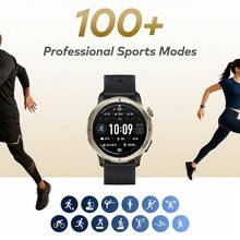itel ISW-O45 Smartwatch With 1.38'' HD IPS Display, Bluetooth Calling, 12 Days Battery, TWS Pairing, Multiple Sports Modes, IP68 Water Resistant, Heart Rate Monitoring And SpO2 Sensor - Blue - View 8