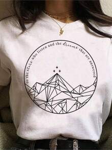 A Court Of Thorns And Rosess Literary Fiction Shirt Velaris City Of Starlight Vintage Shirt SJM Merch Shirt Night Court Symbol - trắng - Xem 1