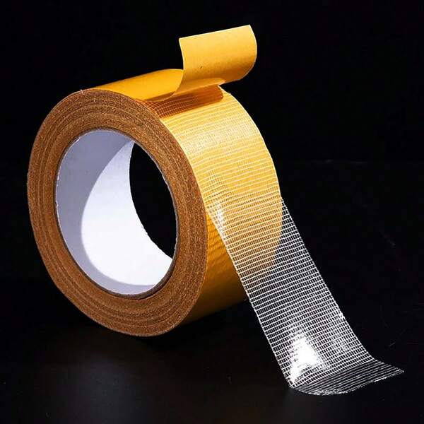 Double-Sided Super Durable Adhesive Tape, Multi-Purpose Glue Suitable For Walls, Glass And Metal, Waterproof, Ideal For Handicrafts, Indoor/Outdoor Use, Transparent, Strong Adhesion To Fabrics, Drywall And Wood