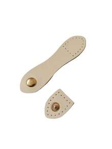 Botones de cuero artesanal DIY, accesorios de costura plegables, ganchillo/billetera/bolso, botones a presión de cuero artificial multicolor adecuados para bolsos y billeteras, anillos metálicos, cosas lindas y femeninas - Multicolor - Ver 13