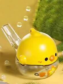 Juguete de silbato con forma de pollito pequeño y lindo, activado por agua, tamaño compacto, sonido relajante para bebés y niños pequeños