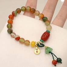 One Hypoallergenic Academic Ruyi Bracelet, Exam Confidence Booster For Sensitive Wrists, Adjustable Study Focus Beads