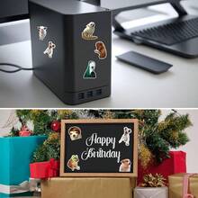 Funny Dog Meme Accessories Decoration Fridge Magnet(12 Pack) Cute Dog Merch Supplies Decor Accessory Party Gifts Cruise Door Room Decor  Bumper Cabinets Sticker Decal Reusable Vinyl - DogMeme - Xem 5