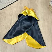 1pc Gothic Style Red & Black Contrast Pet Vampire Cape Costume Halloween Halloween Costumes - Multicolor - View 14