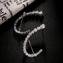 1PC Ladies' Simple And Elegant Geometric Clip Earrings - Mother's Day Valentine's Day Christmas Birthday Party Holiday Gift Bracelet Jewelry - Left Ear - View 2