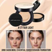 JUNG SAEM MOOL 基础遮瑕气垫粉底液#17 Fair Light，气垫替换芯，持久遮瑕，轻盈透气，易于补妆，微粉技术，适合所有肤质，敏感肌肤适用，日常使用及特殊场合使用 - #17 fair light - 查看 7